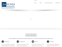 Tablet Screenshot of jmfund.com